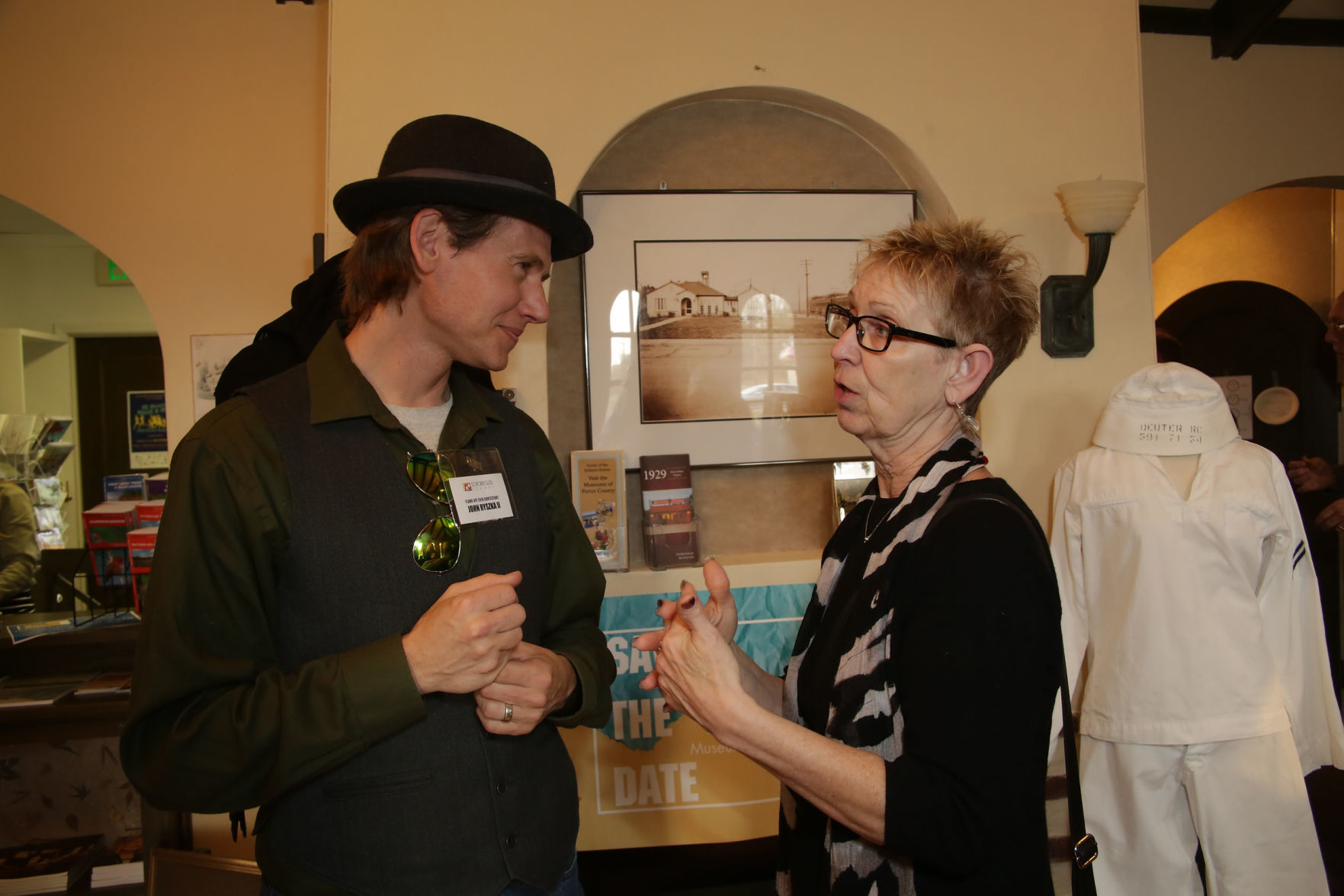 Opening night of “5 X 5” at the Depot